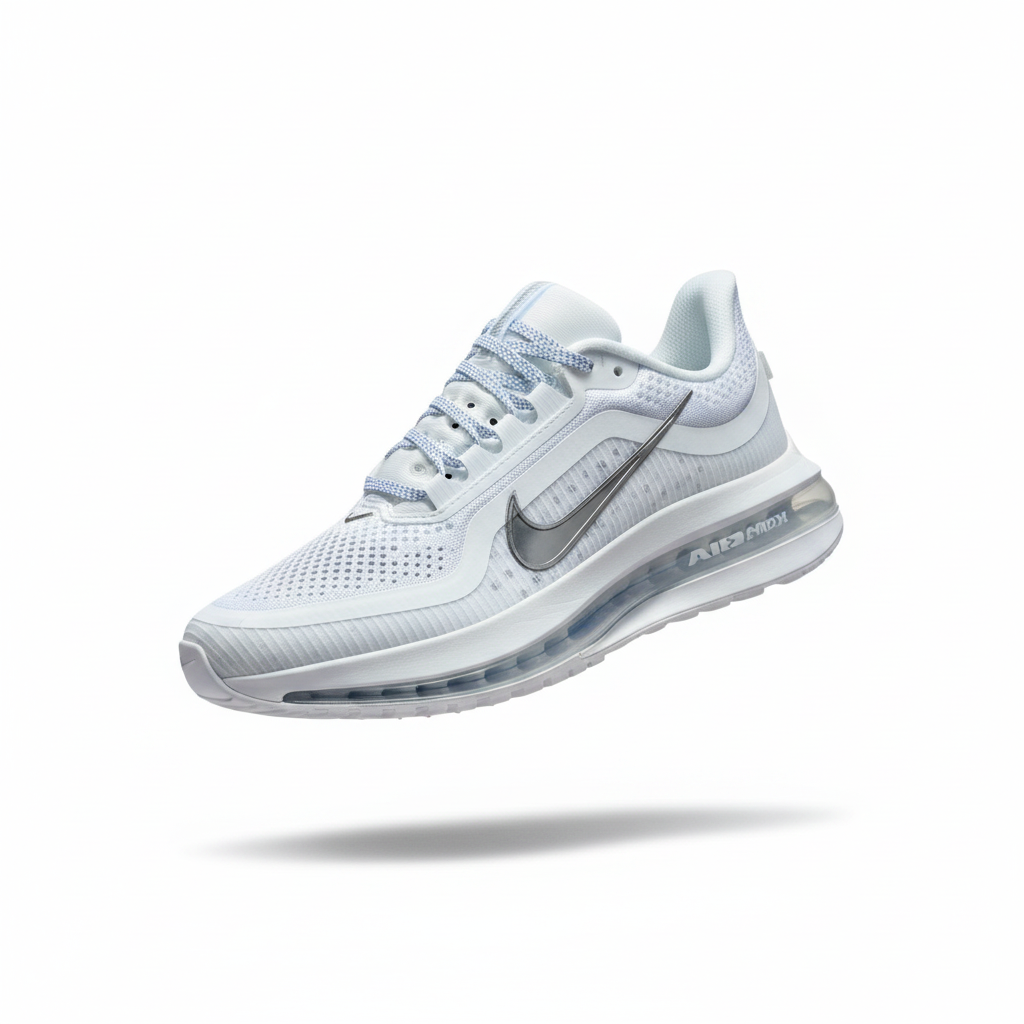 Nike Pegasus Premium — White / Metallic Silver