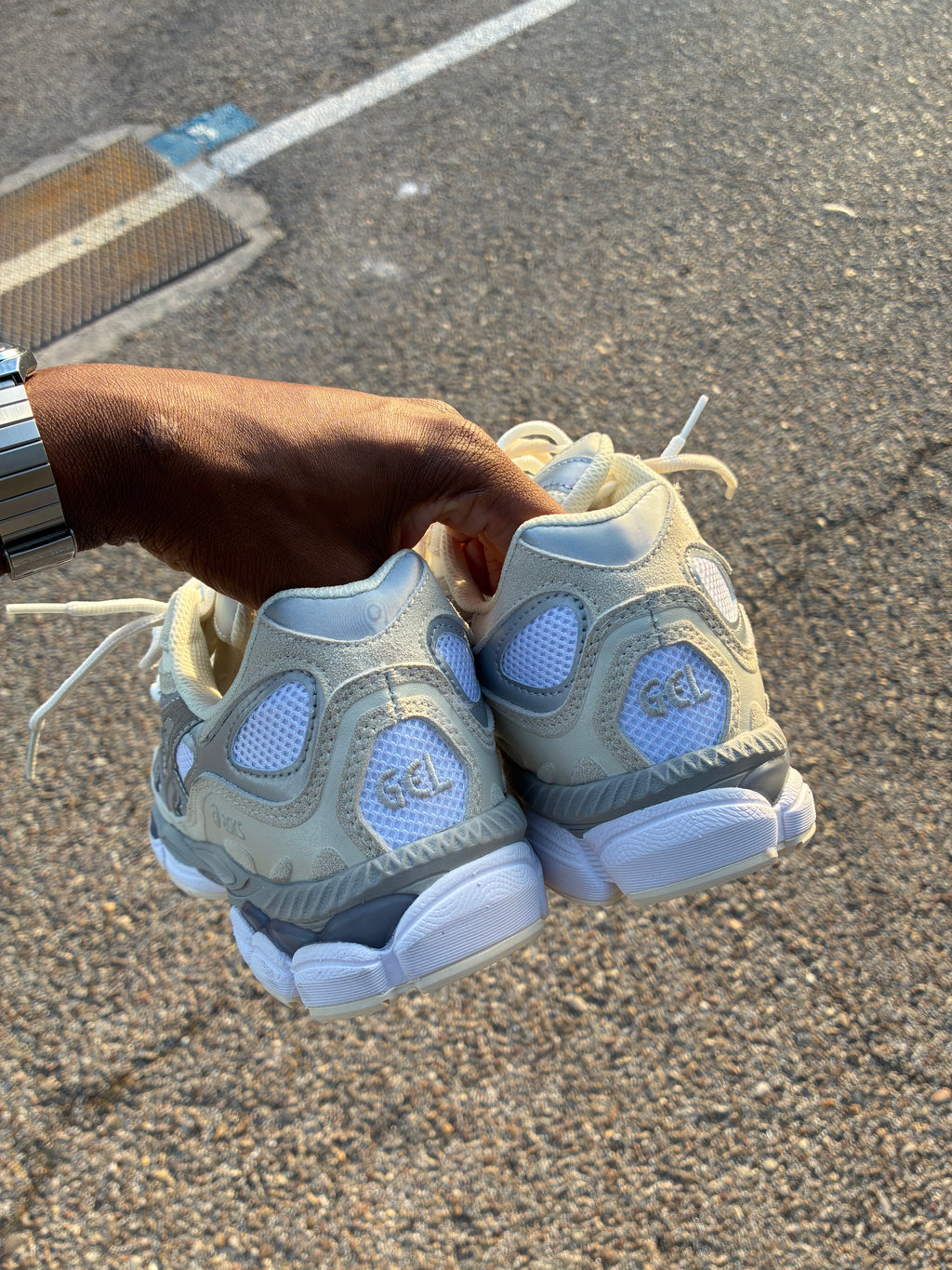 Asics Gel Nyc Beige/ White